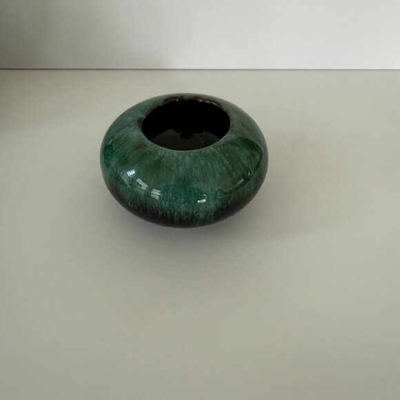 Vintage Ceramic Green Glazed Tea Set With Teapot Creamer & Sugar Bowl - Picture 6 of 11